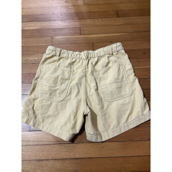 Free People We the Free Size M Second Chances Corduroy Shorts Yellow - Picture 3 of 7